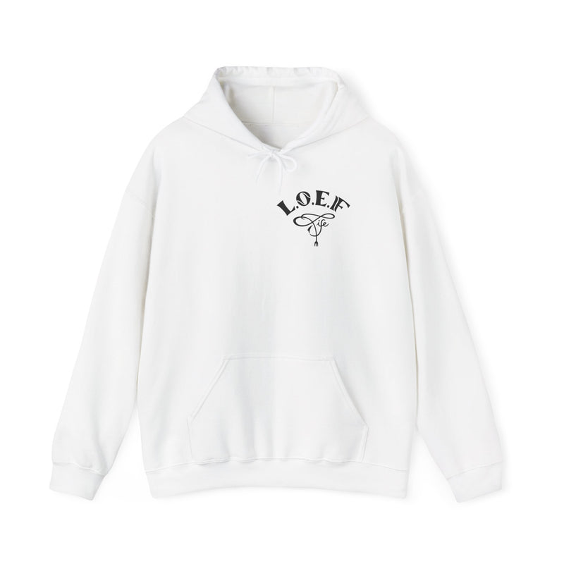 L.O.E.F Foodie 4Life Vegan Hoodie (Fiery Red)