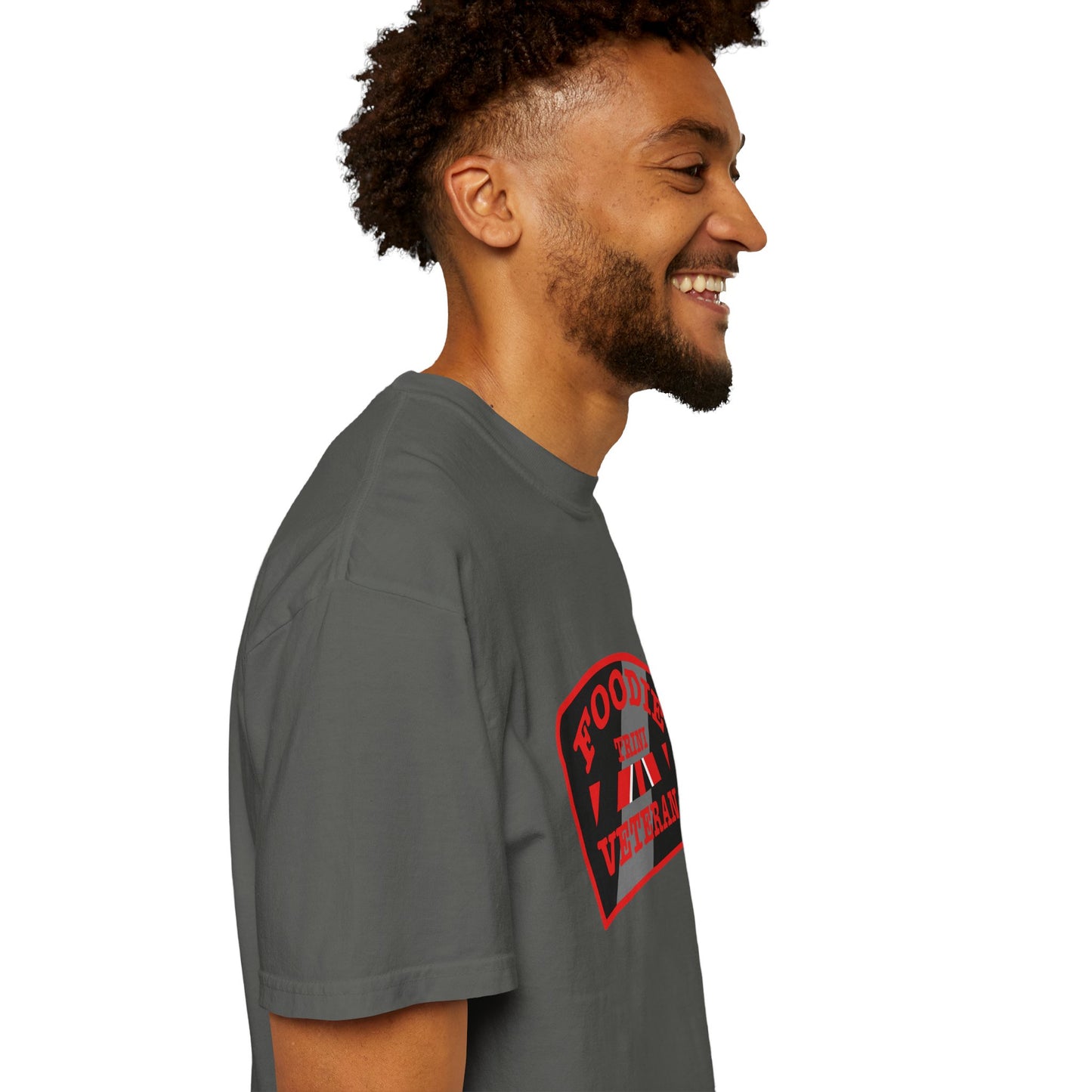 L.O.E.F Foodie Veteran TRINI Unisex Tee Shirt (Red)
