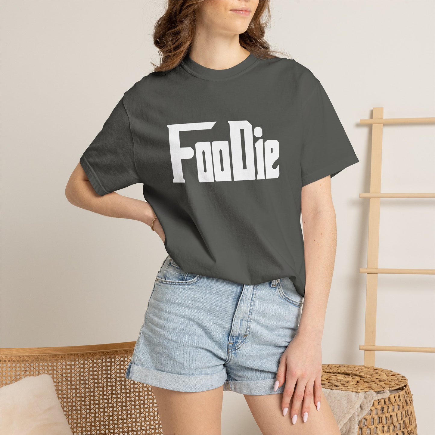 L.O.E.F Foodie Unisex Tee Shirt (White)