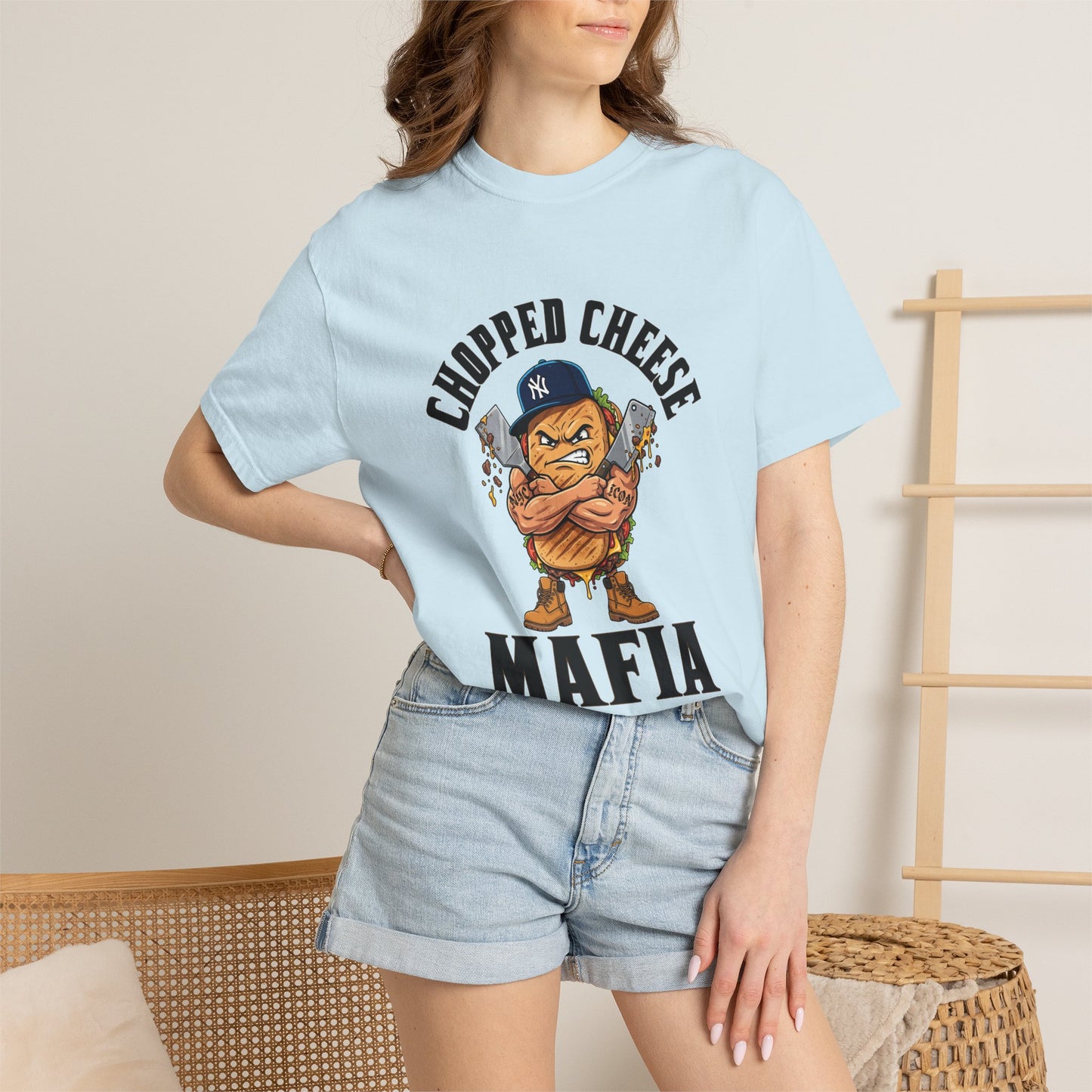 L.O.E.F Chopped Cheese Mafia Unisex Tee Shirt