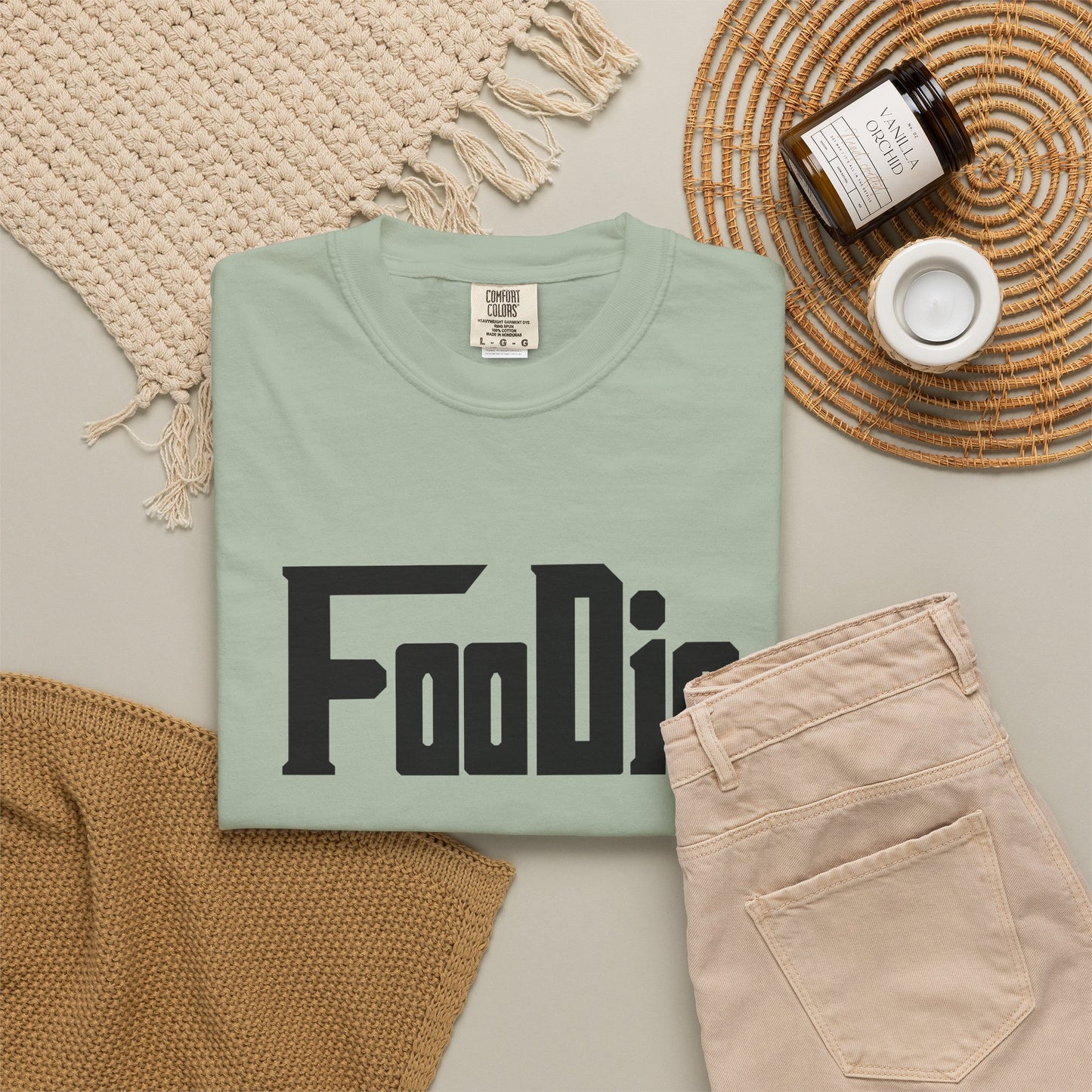 LO.E.F Foodie Unisex Tee Shirt (Black)