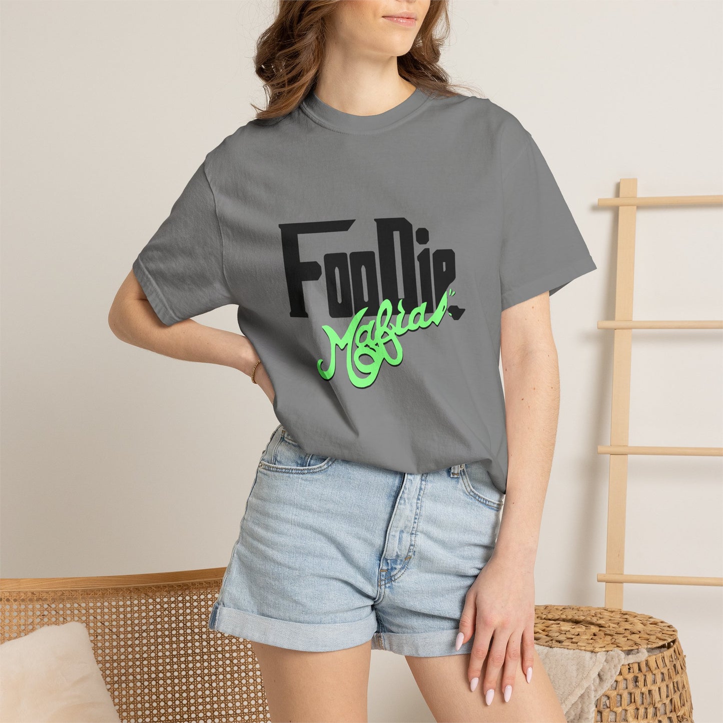 L.O.E.F Foodie Mafia Unisex Tee shirt (Mint Green)