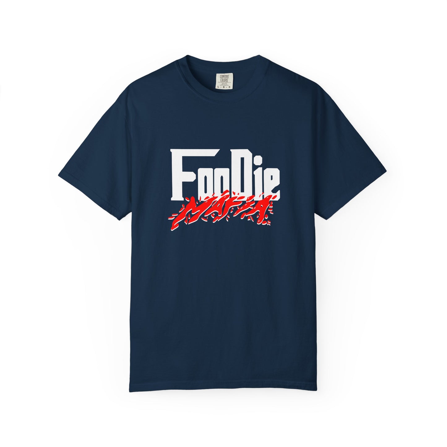 L.O.E.F White Foodie Mafia Unisex Tee shirt (Candy Apple Red)