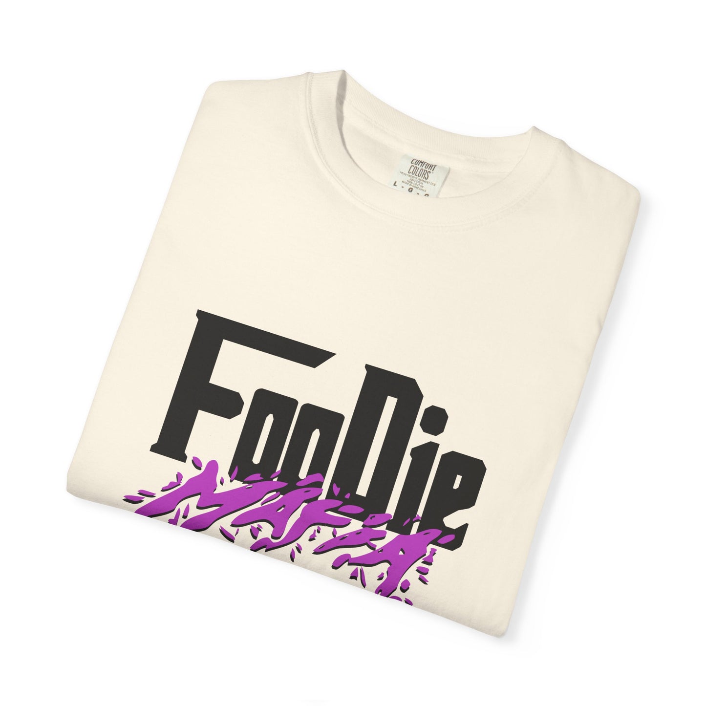 L.O.E.F Foodie Mafia Unisex Tee Shirt (Bright Purple)