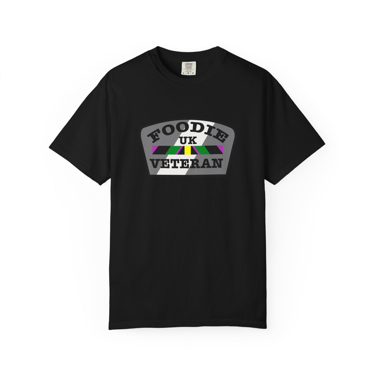 L.O.E.F Foodie Veteran UK Unisex Tee Shirt (Gray)