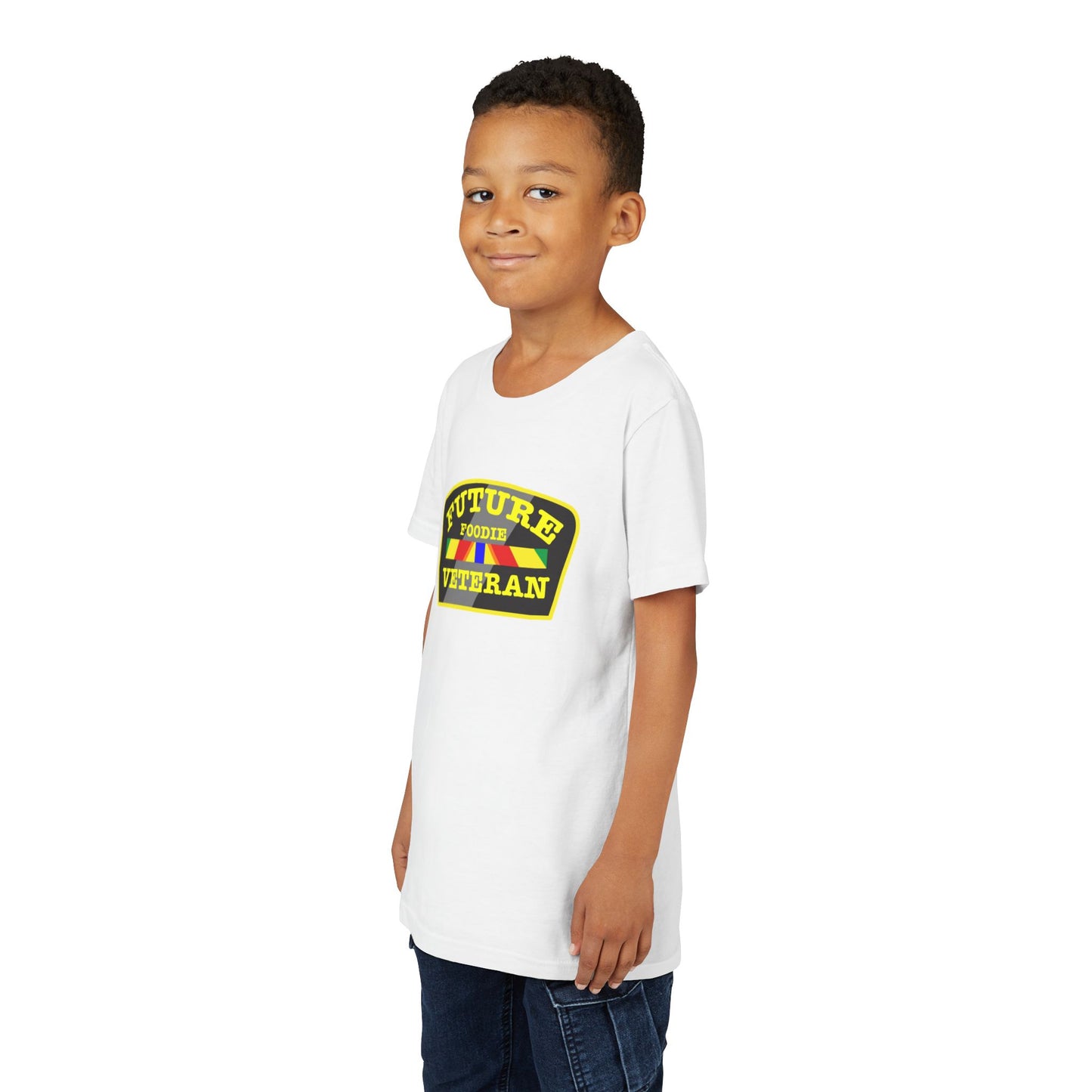 L.O.E.F Future Foodie Veteran Kids Tee Shirt (Yellow)