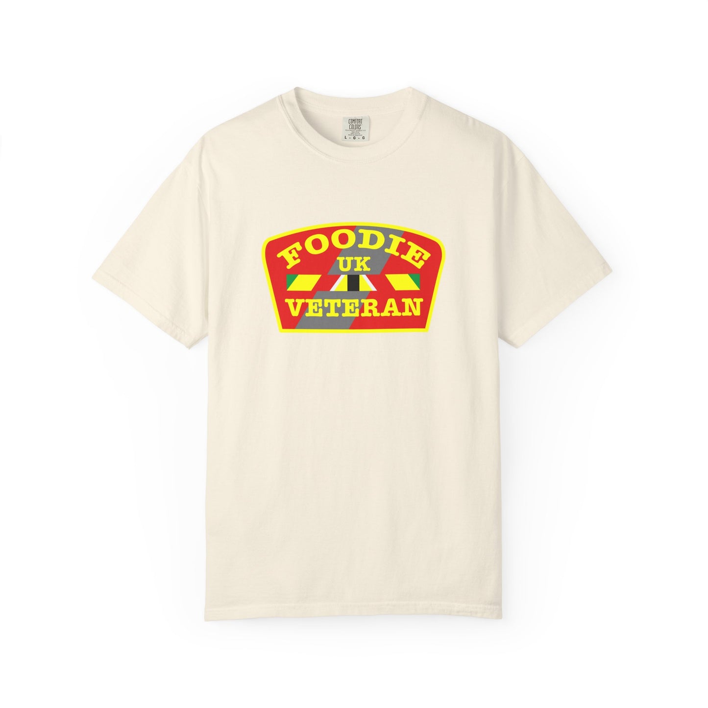 L.O.E.F Foodie Veteran UK Unisex Tee Shirt (Yellow)