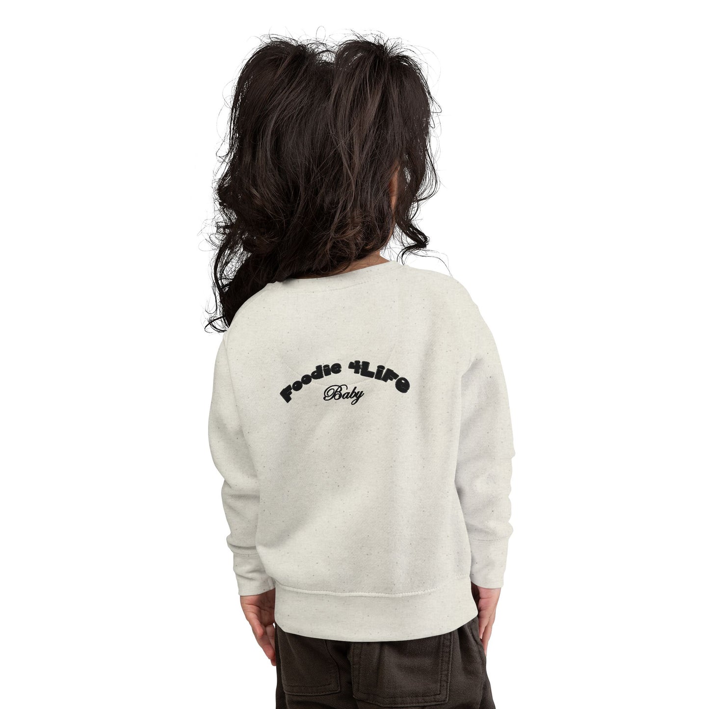 L.O.E.F Foodie 4Life Baby Sweatshirt  (Black)