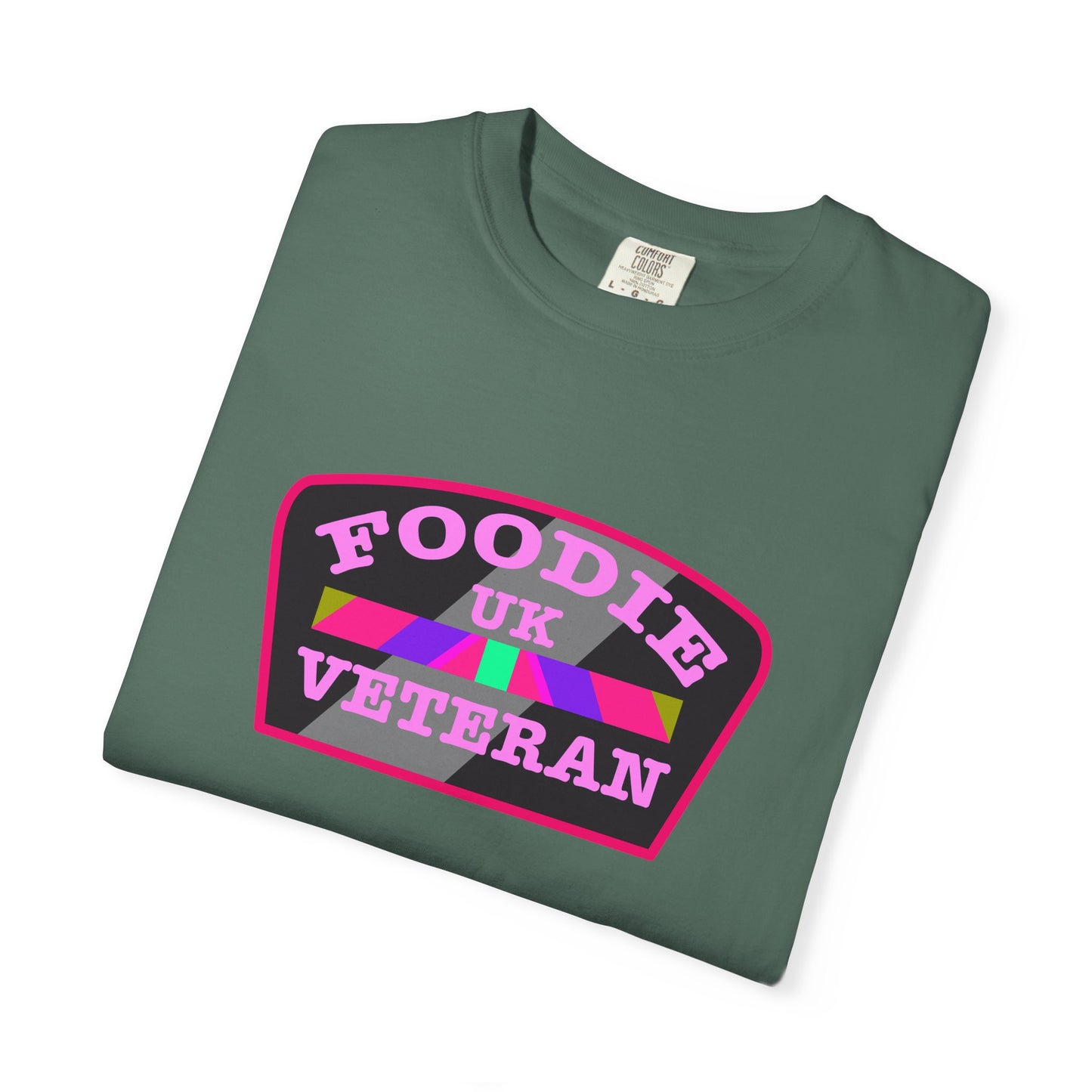 L.O.E.F Foodie Veteran UK Unisex Tee Shirt (Pink)