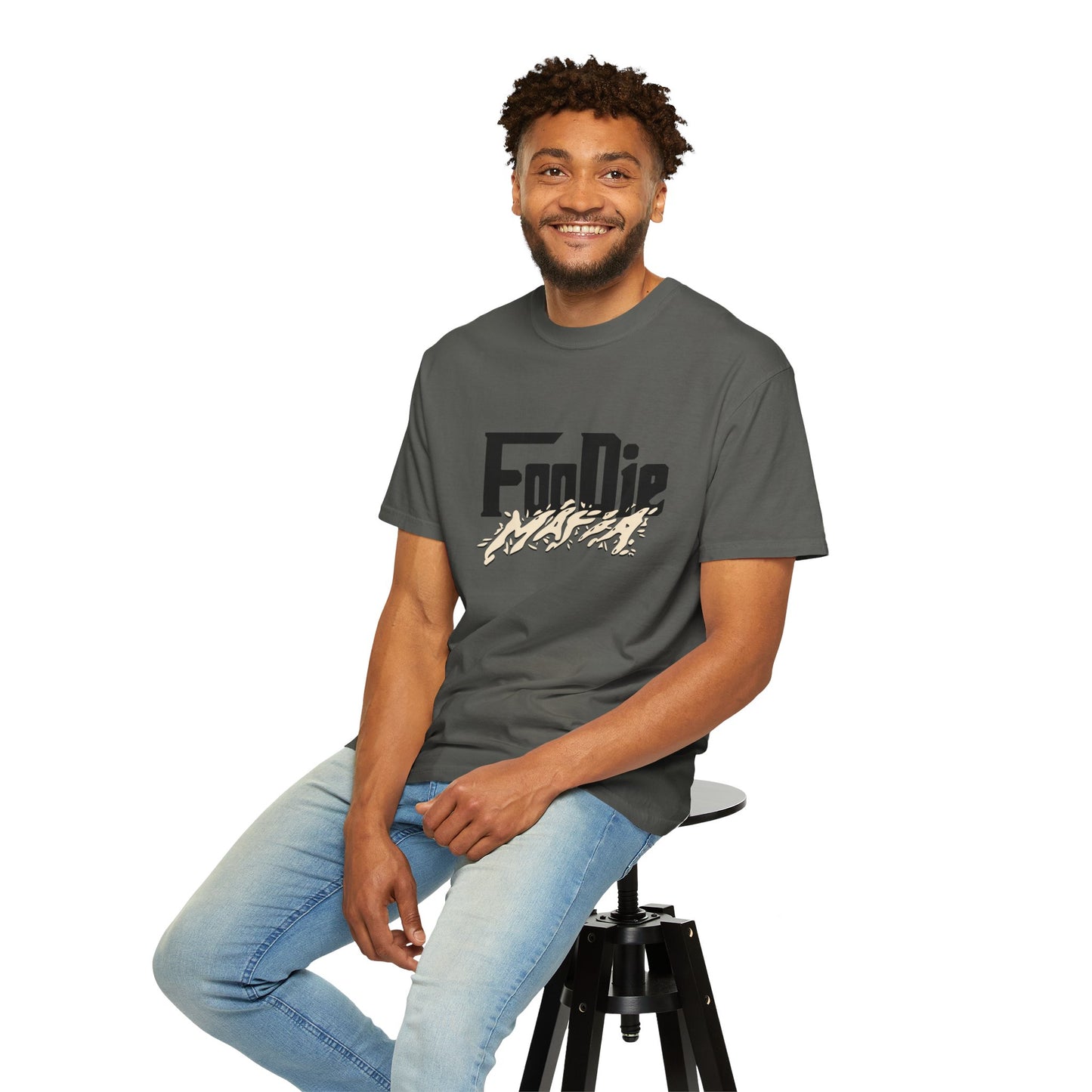 L.O.E.F Foodie Mafia Tee Shirt (Cream)