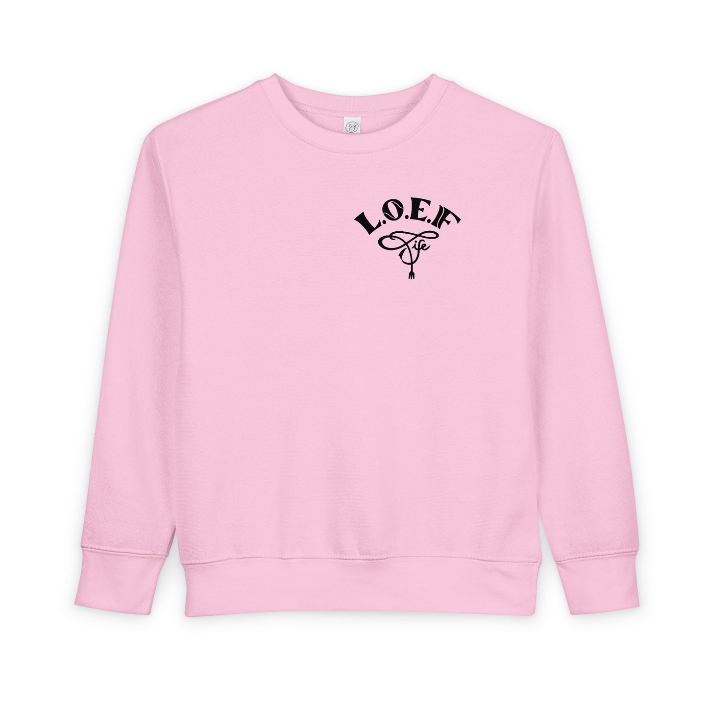 L.O.E.F Foodie 4Life Baby Sweatshirt  (Black)