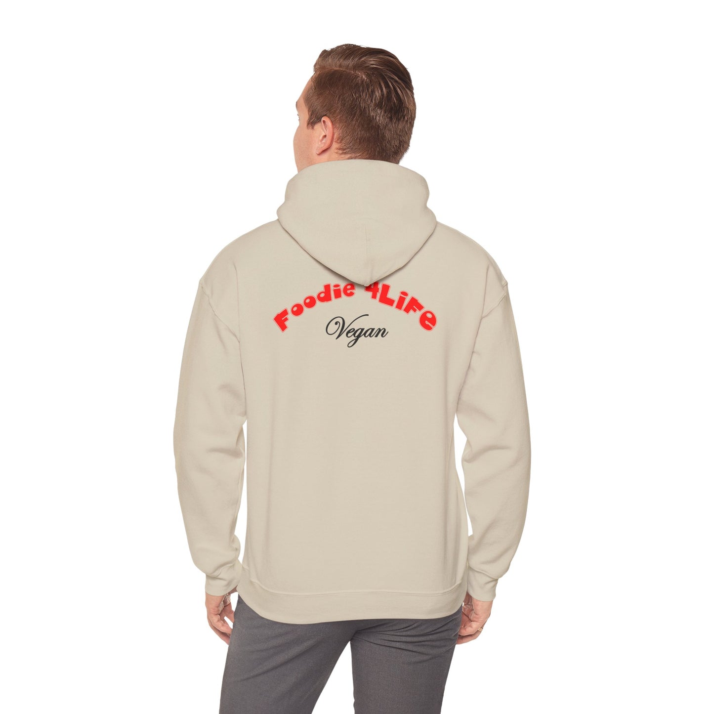 L.O.E.F Foodie 4Life Vegan Hoodie (Fiery Red)