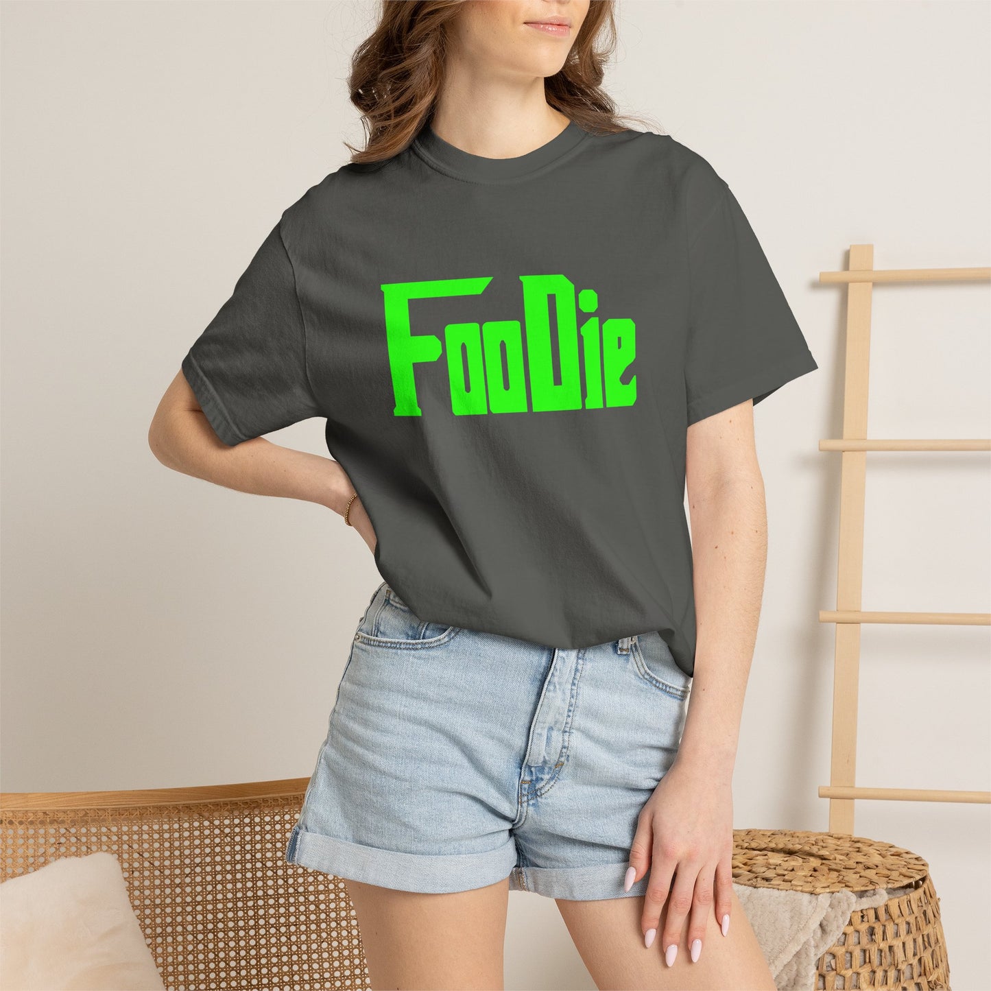 L.O.E.F Foodie Unisex Tee Shirt (Neon Green)