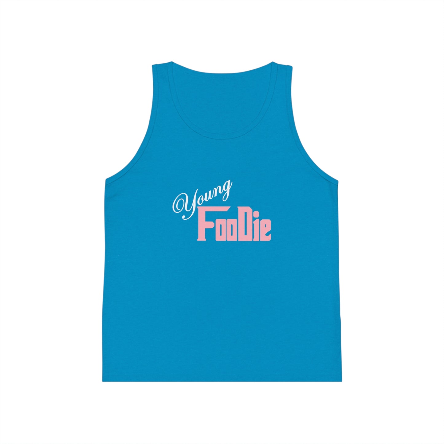 L.O.E.F White Young Foodie Kid Tank Top (Soft Pink)