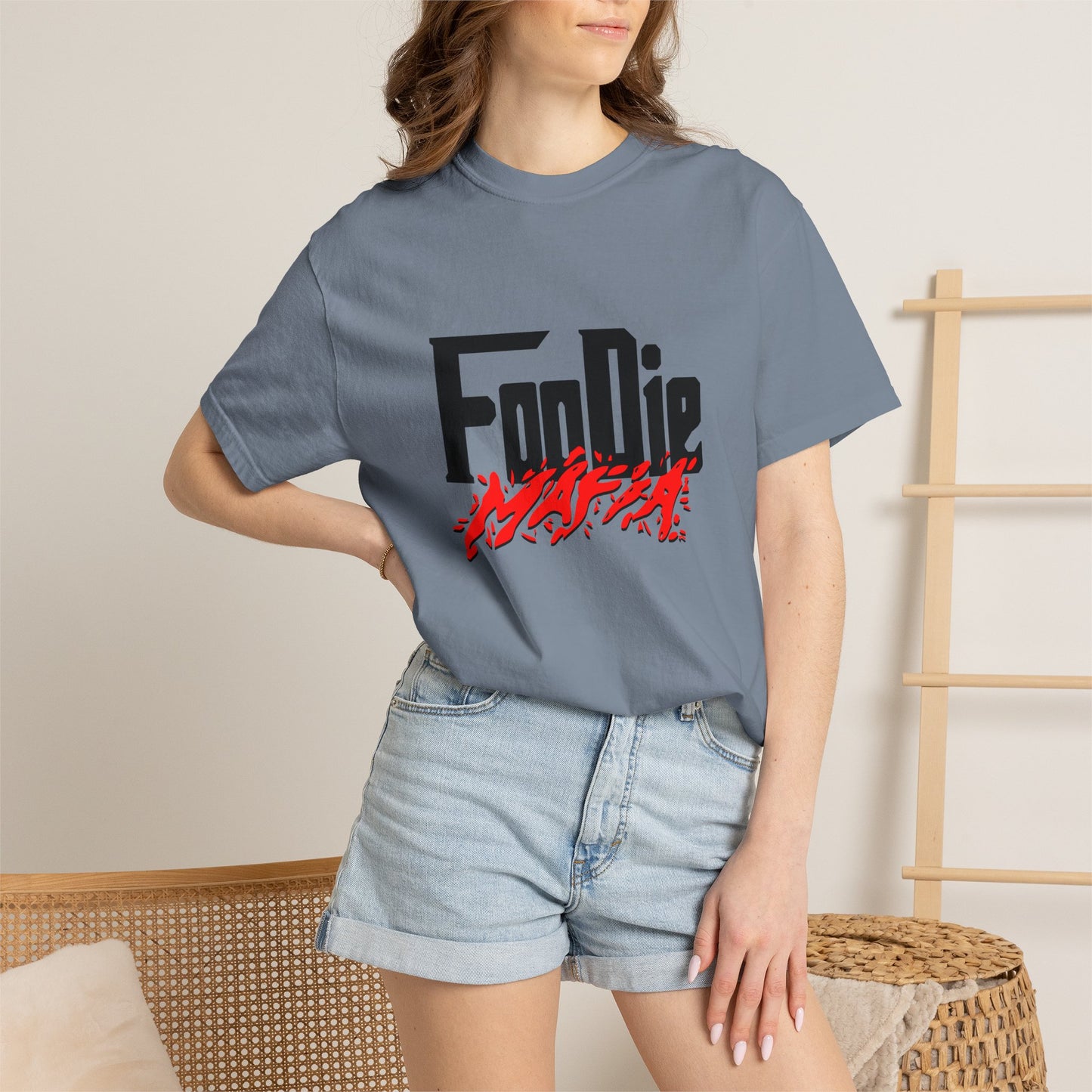 L.O.E.F Foodie Mafia Unisex Tee Shirt (Red)