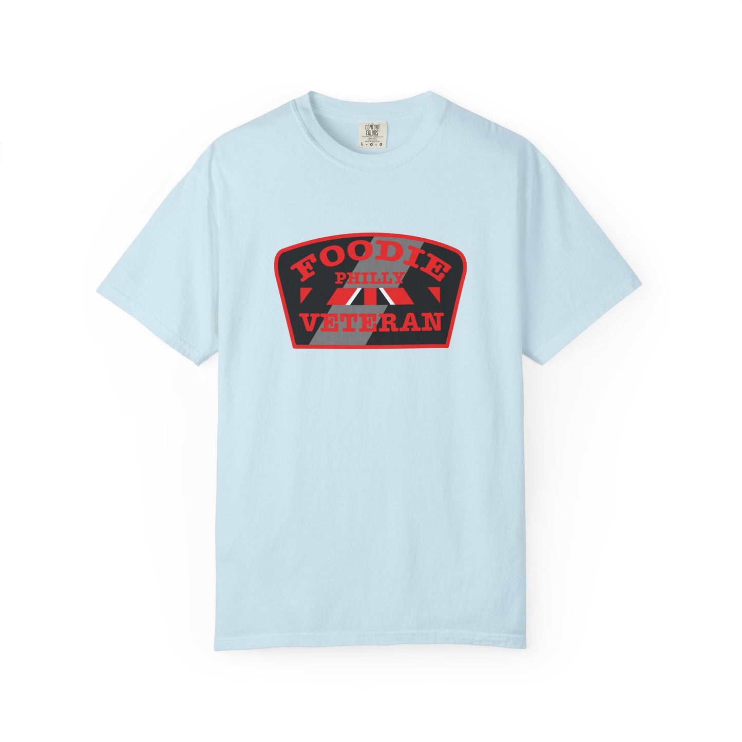 L.O.E.F Foodie Veteran PHILLY Unisex Tee Shirt (Red)