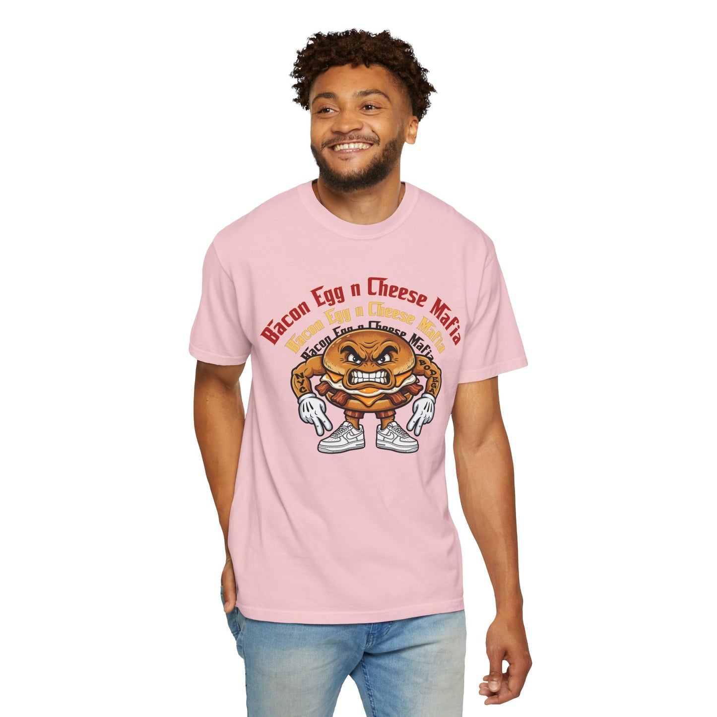 L.O.E.F Bacon Egg n Cheese Mafia Unisex Tee Shirt