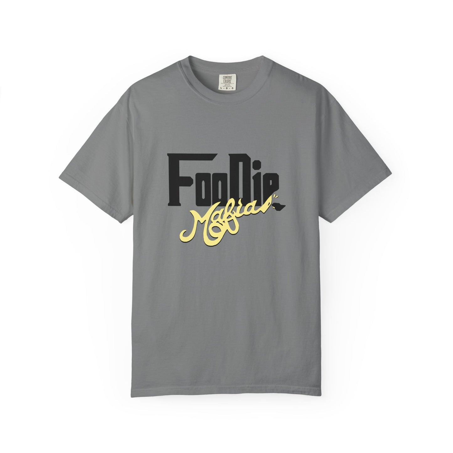 L.O.E.F Foodie Mafia Unisex Tee shirt (Soft Yellow)