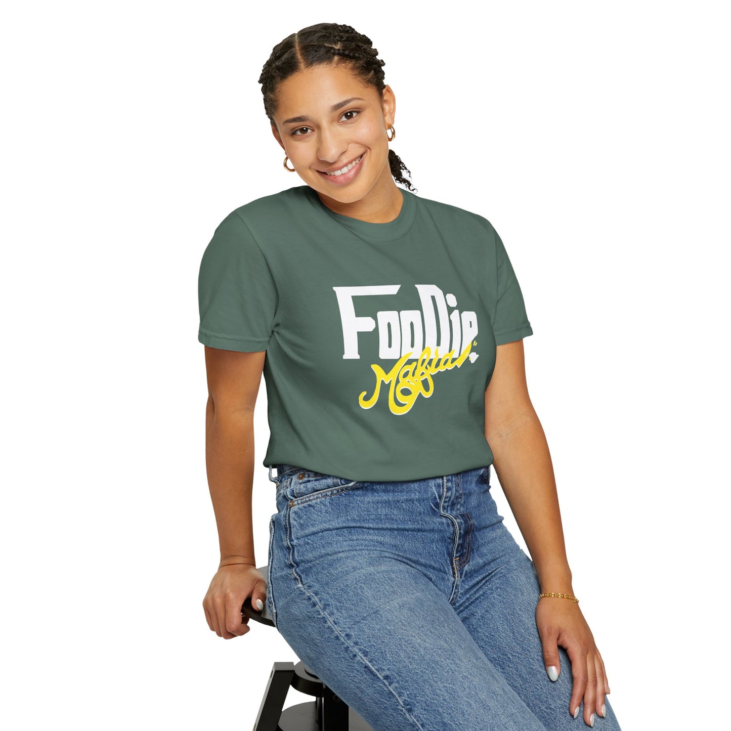 L.O.E.F Foodie Mafia Unisex Tee Shirt  (Yellow)