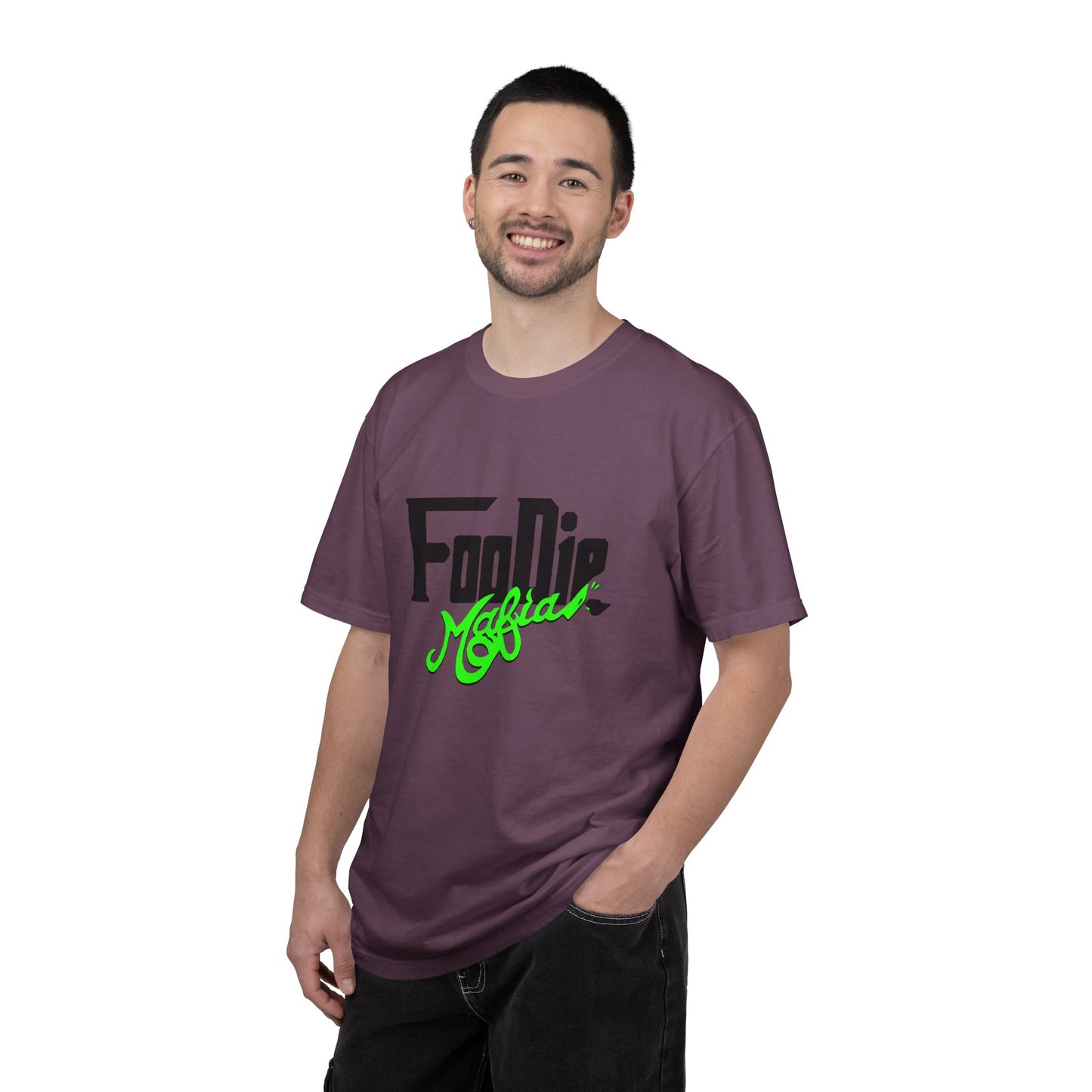 L.O.E.F Foodie Mafia Unisex Tee Shirt (Neon Green)