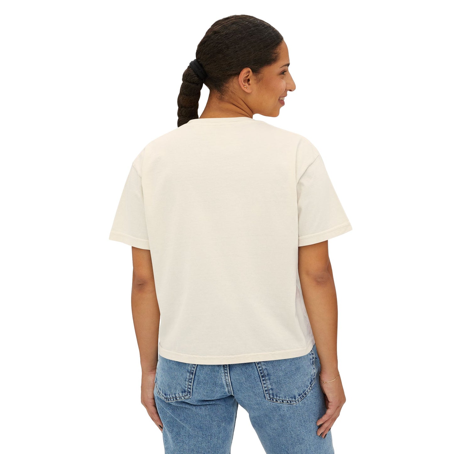 L.O.E.F ITIS Women Boxy Tee (Purple)