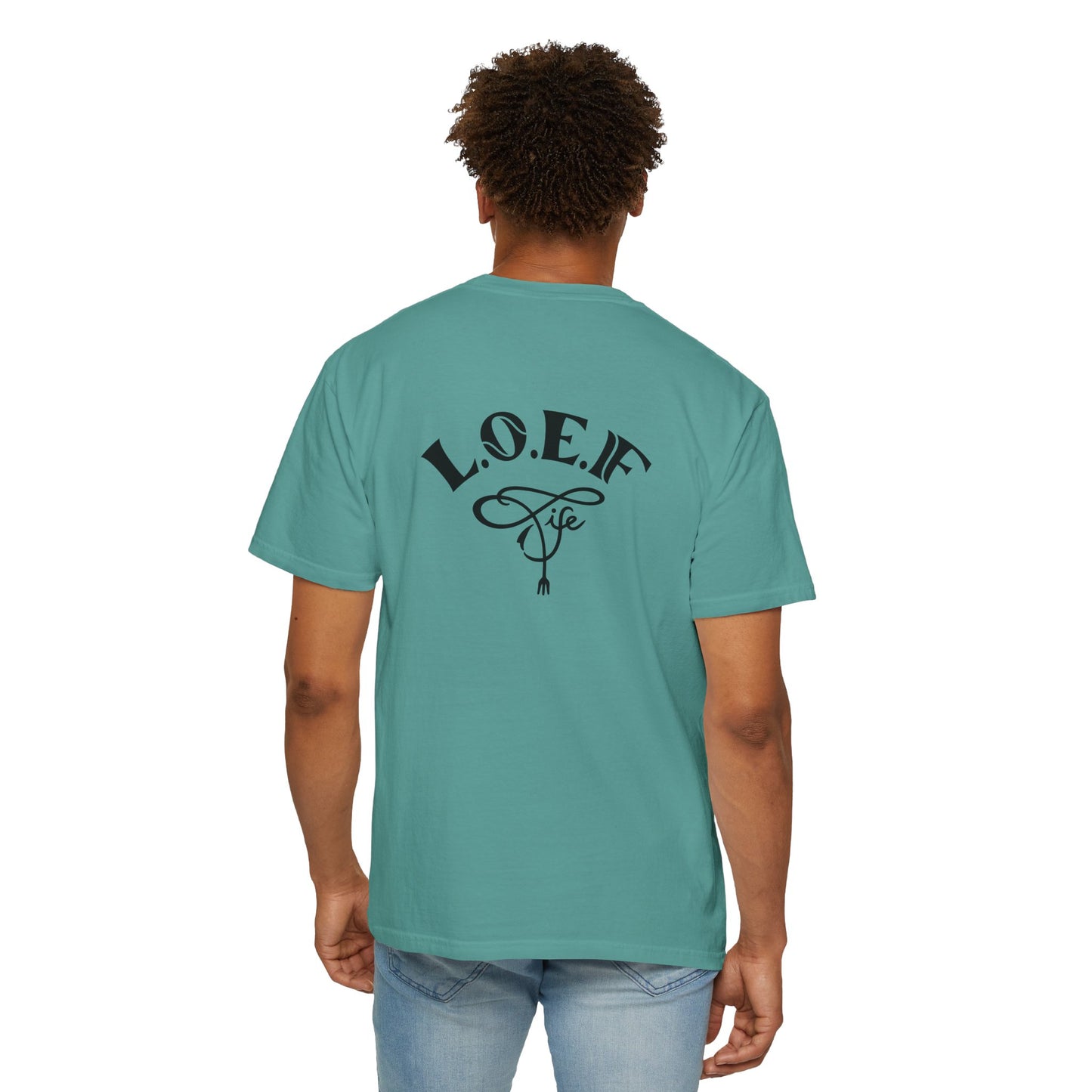 L.O.E.F Foodie Unisex Tee Shirt (Dark Brown)