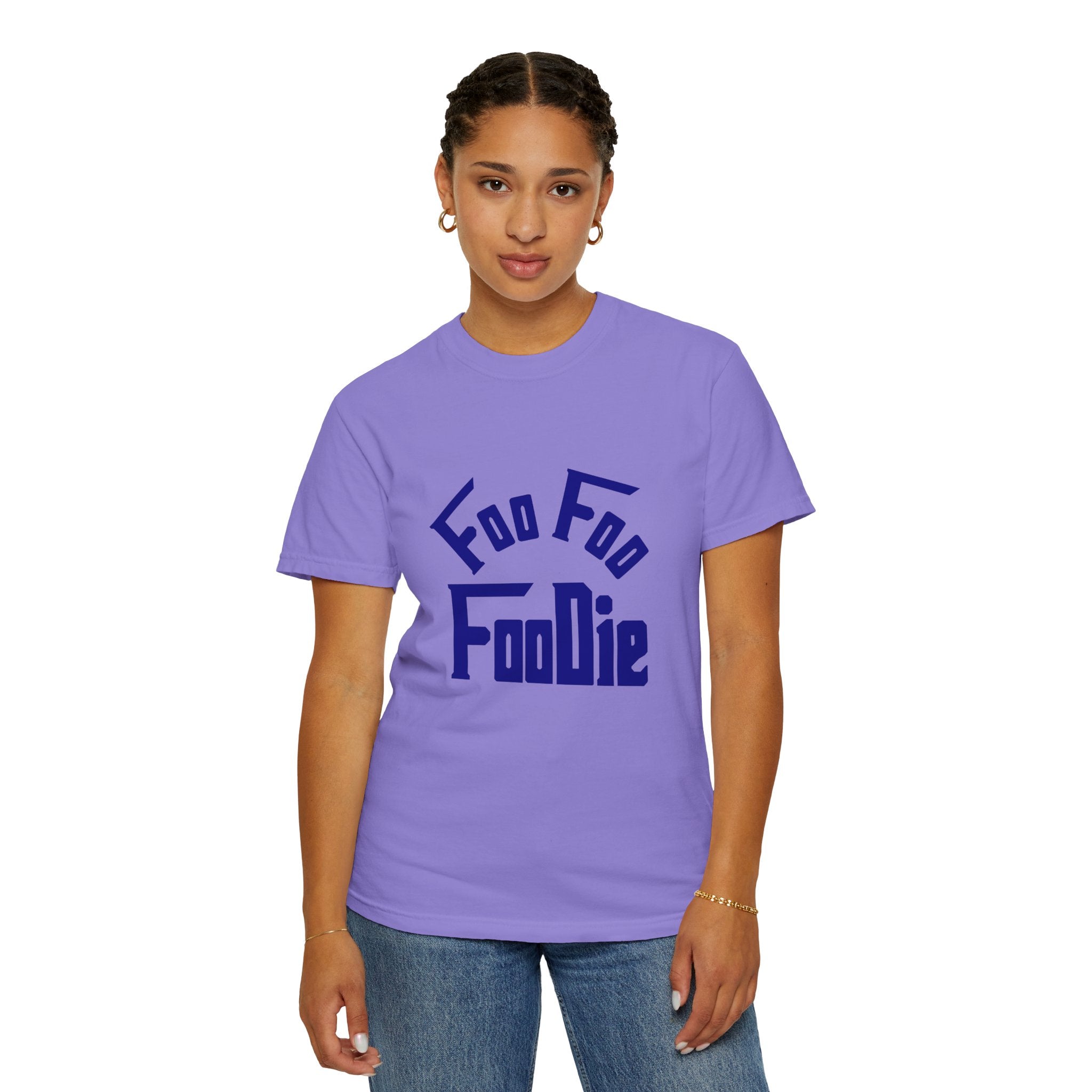 L.O.E.F FOO FOO FOODIE Unisex Tee shirt(Dark Blue)