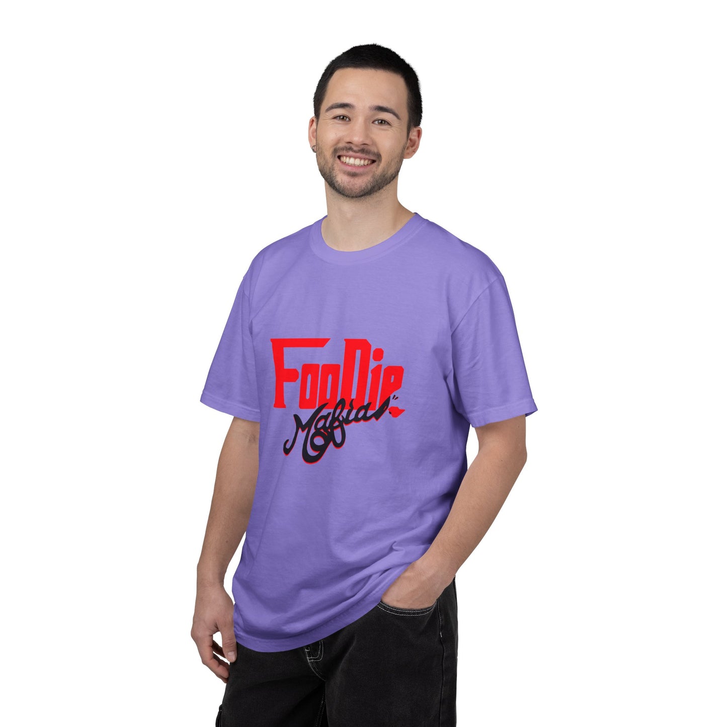 L.O.E.F Red Foodie Mafia Unisex Tee shirt (Black)