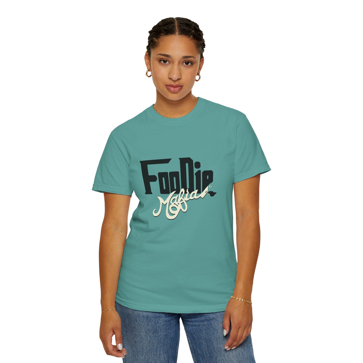 L.O.E.F Foodie Mafia Unisex Tee Shirt (Cream)
