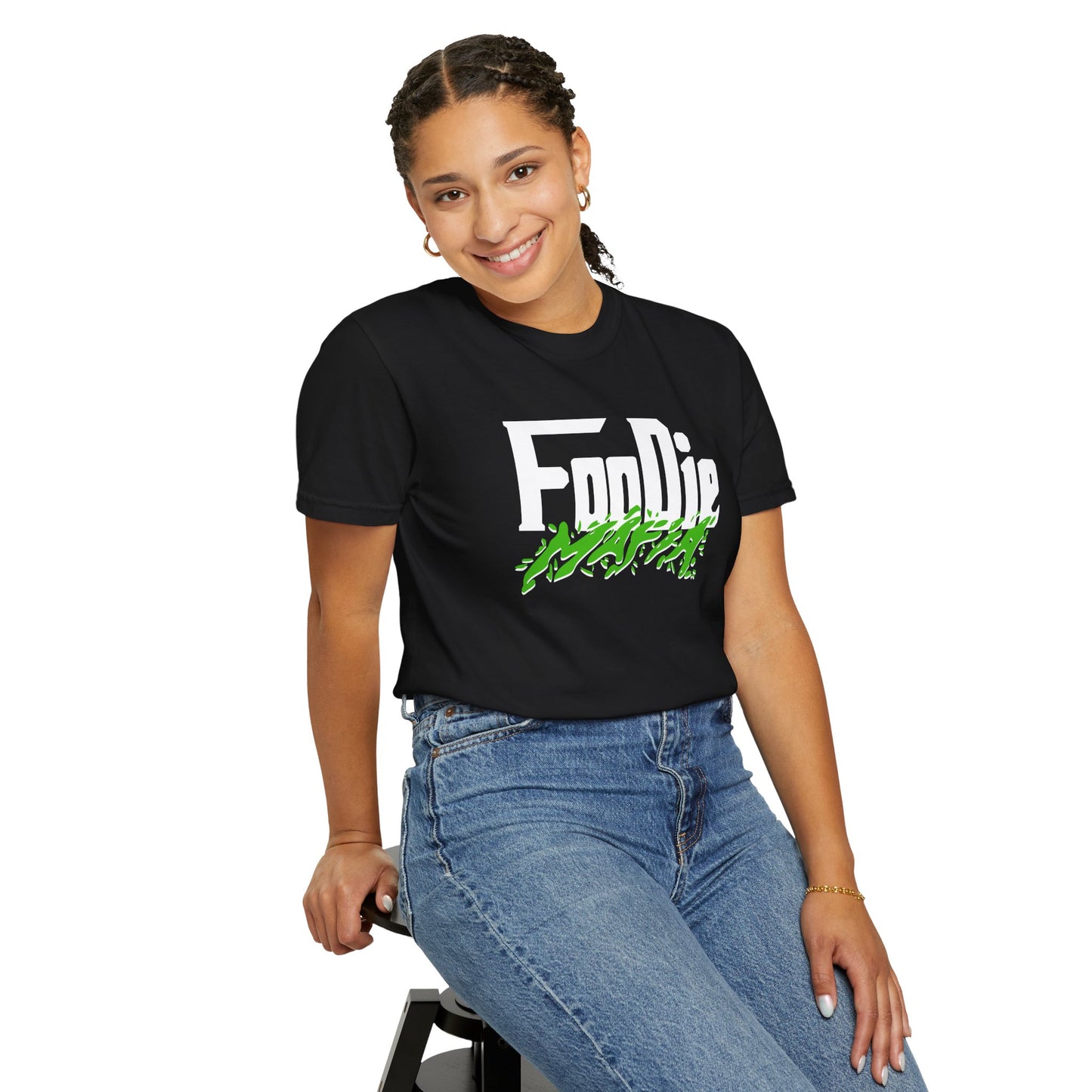 L.O.E.F Foodie Mafia Unisex Tee Shirt  (Kelly Green)