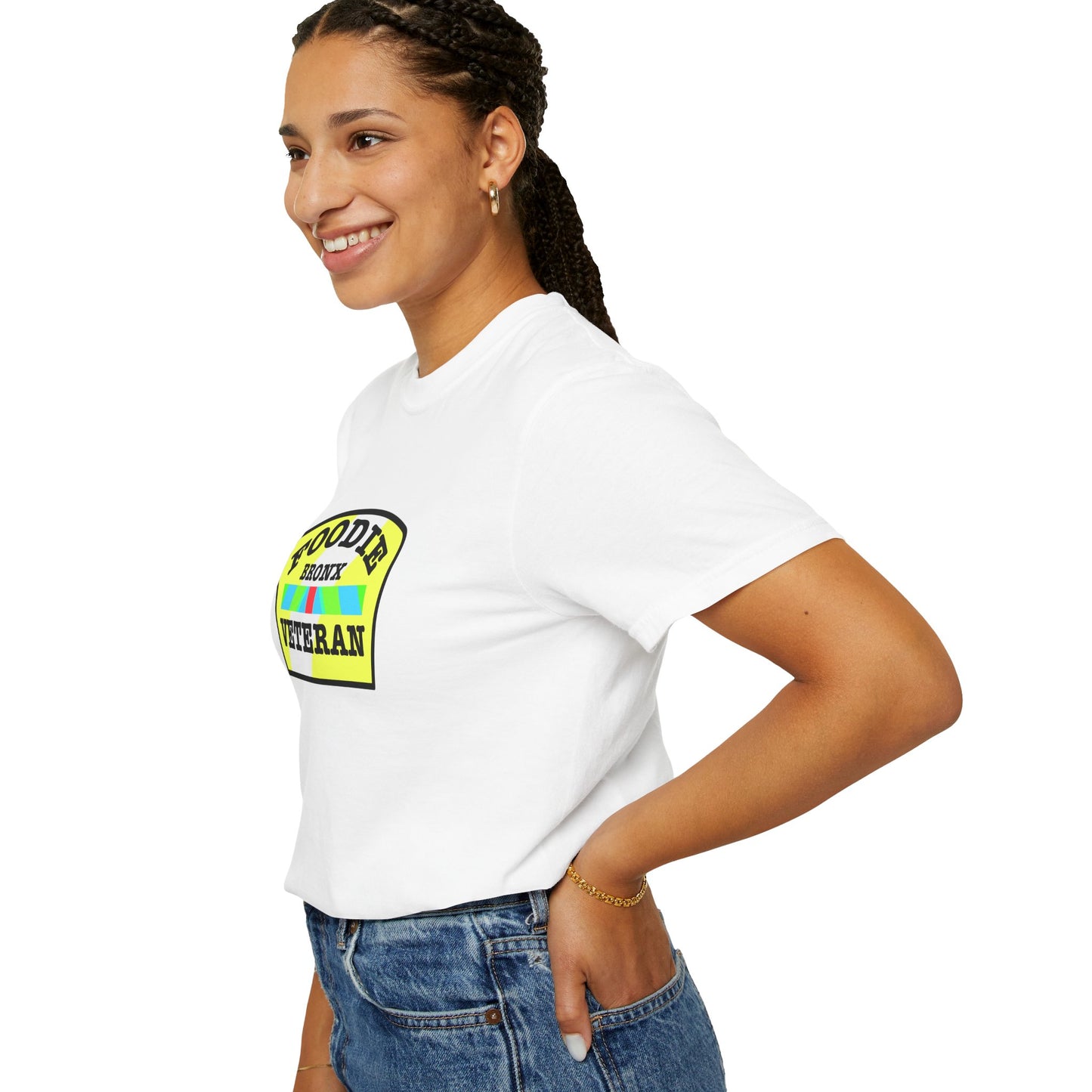 L.O.E.F Foodie Veteran Bronx Unisex Tee Shirt (Yellow)