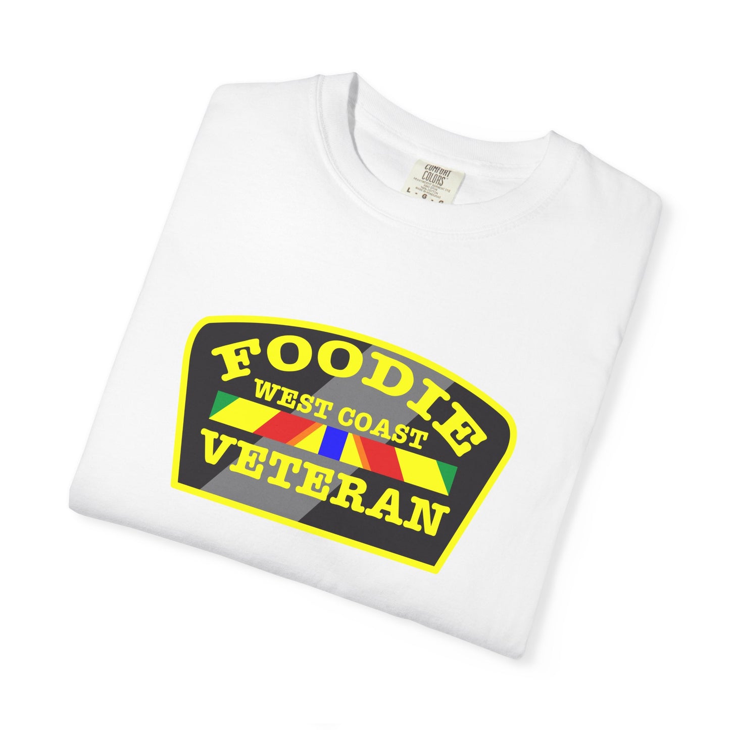 L.O.E.F Foodie Veteran WEST COAST Unisex Tee Shirt (Yellow)