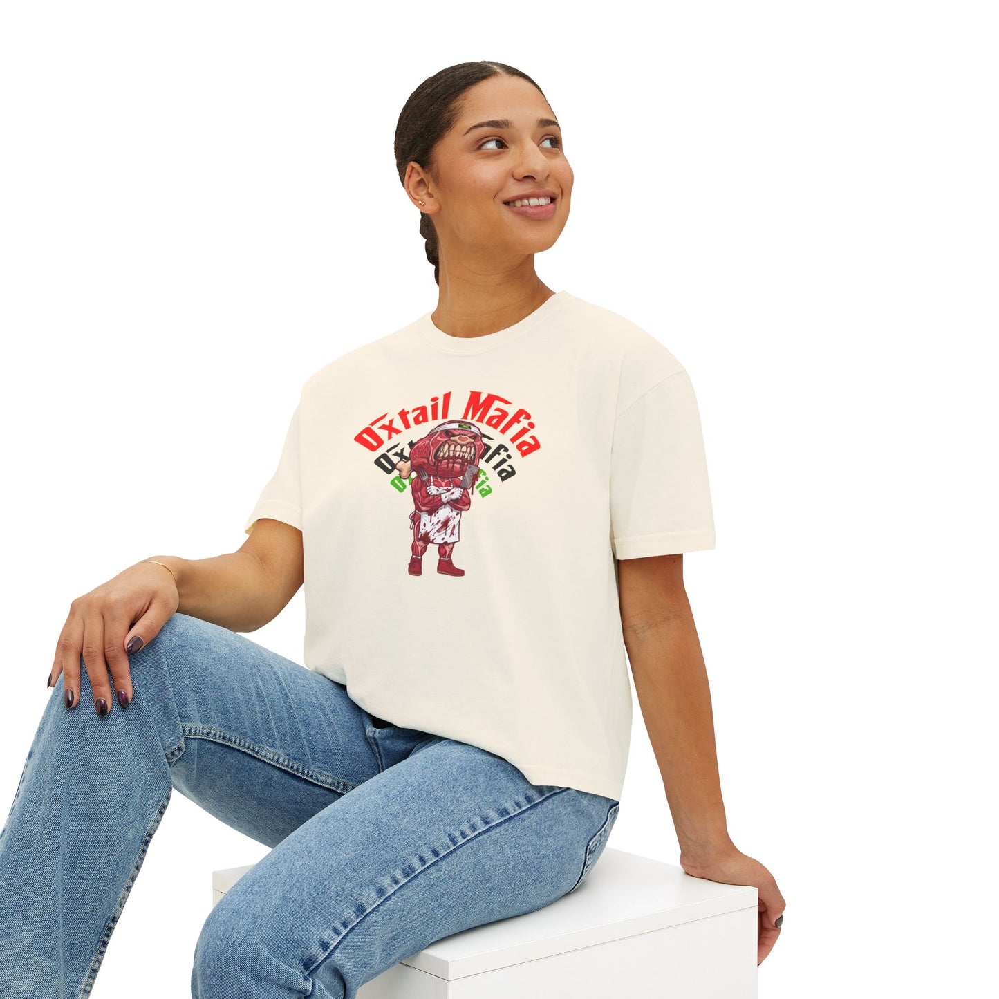 L.O.E.F Oxtail Mafia Boxy Tee