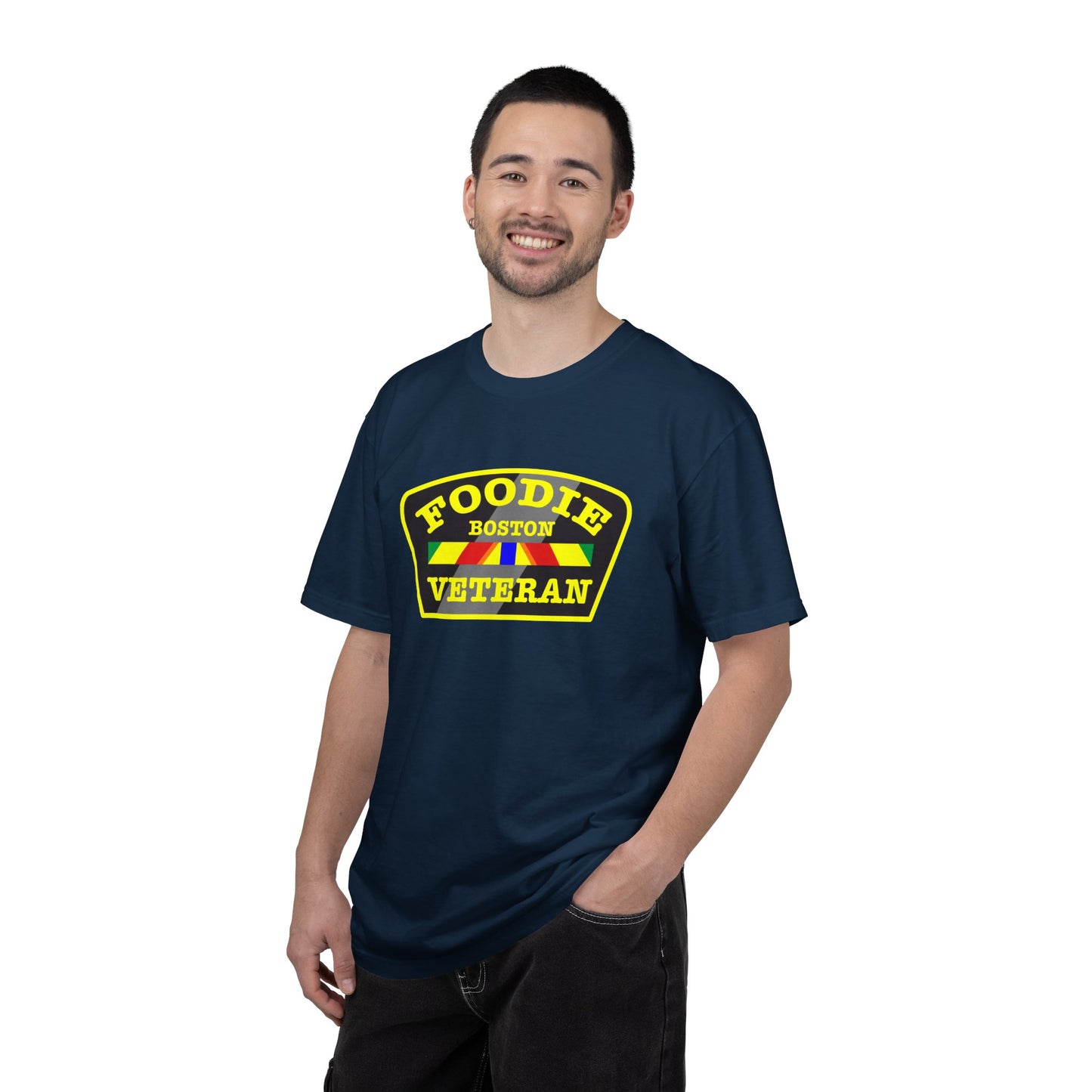 L.O.E.F Foodie Veteran BOSTON Unisex Tee Shirt (Yellow)