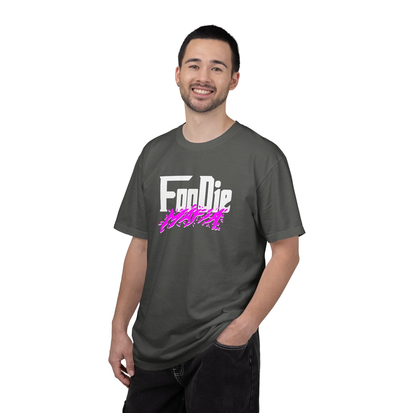 L.O.E.F Foodie Mafia Unisex Tee Shirt  (Purple)
