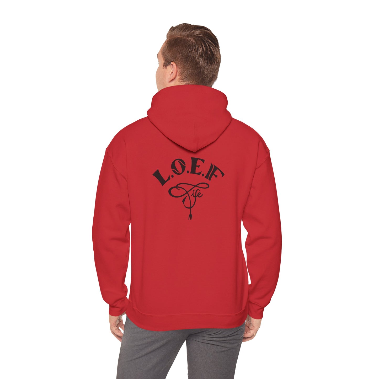 L.O.E.F Foodie 4Life Certified Hoodie (Black)