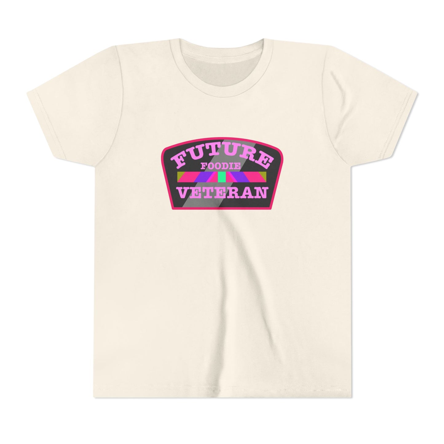 L.O.E.F Future Foodie Veteran Kids Tee Shirt (Pink)