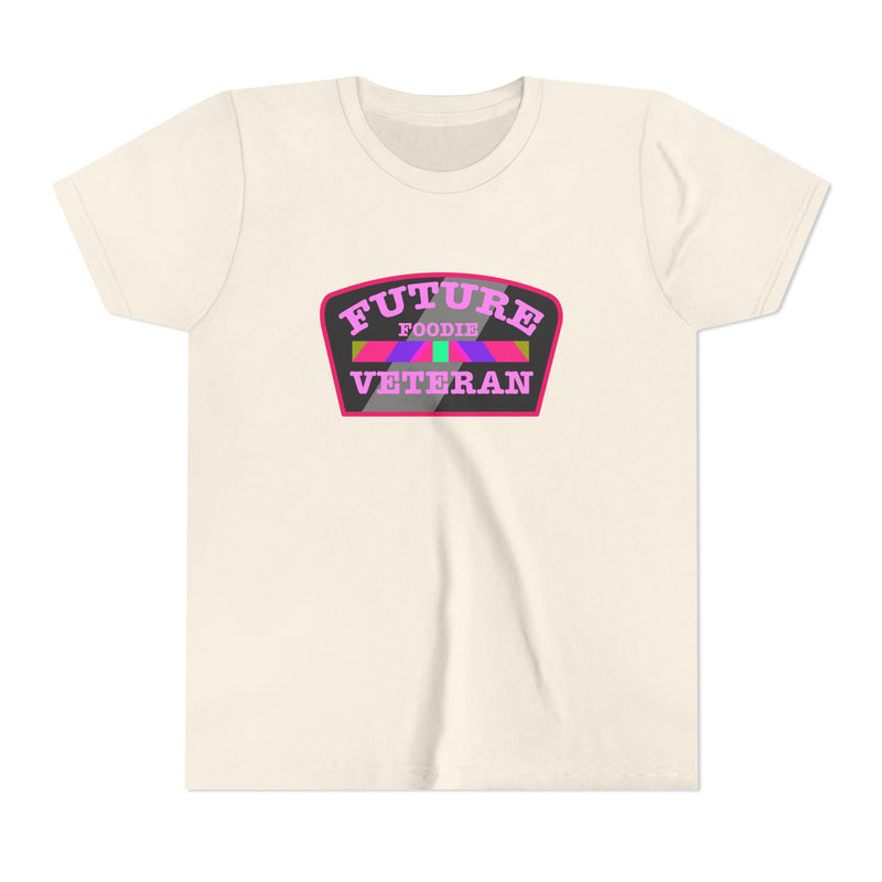 L.O.E.F Future Foodie Veteran Kids Tee Shirt (Pink)