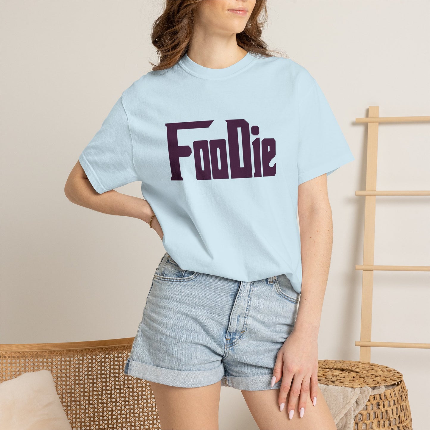 L.O.E.F Foodie Unisex Tee Shirt (Deep Purple)