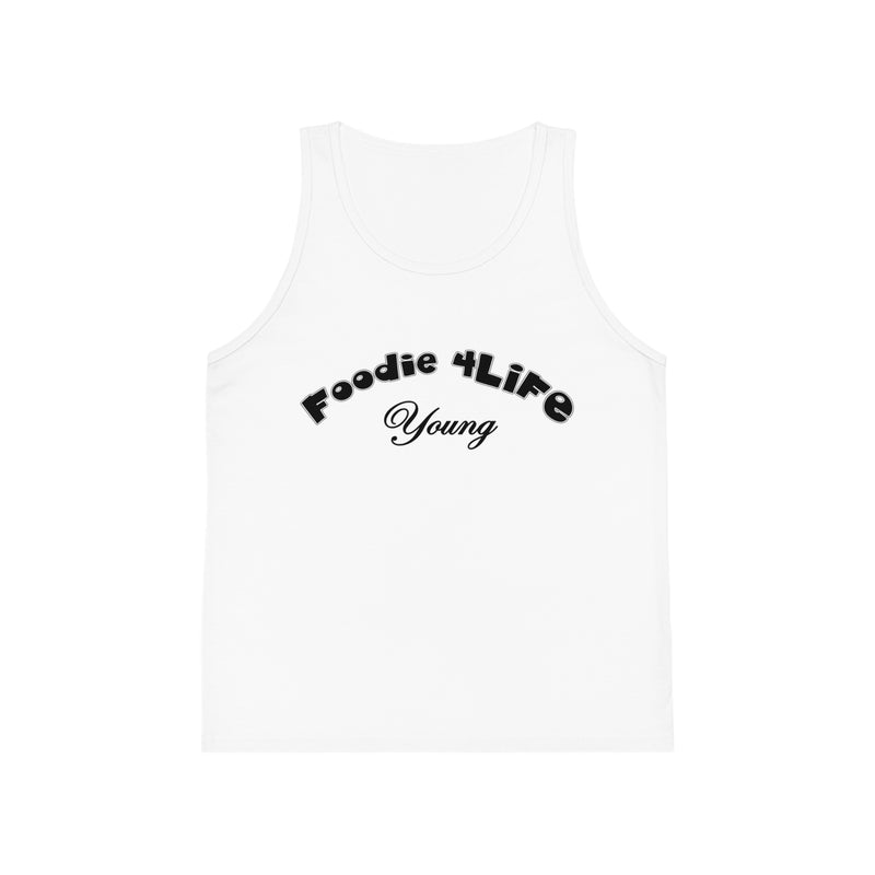 L.O.E.F Foodie 4Life Young Kid's Tank Top (Black)