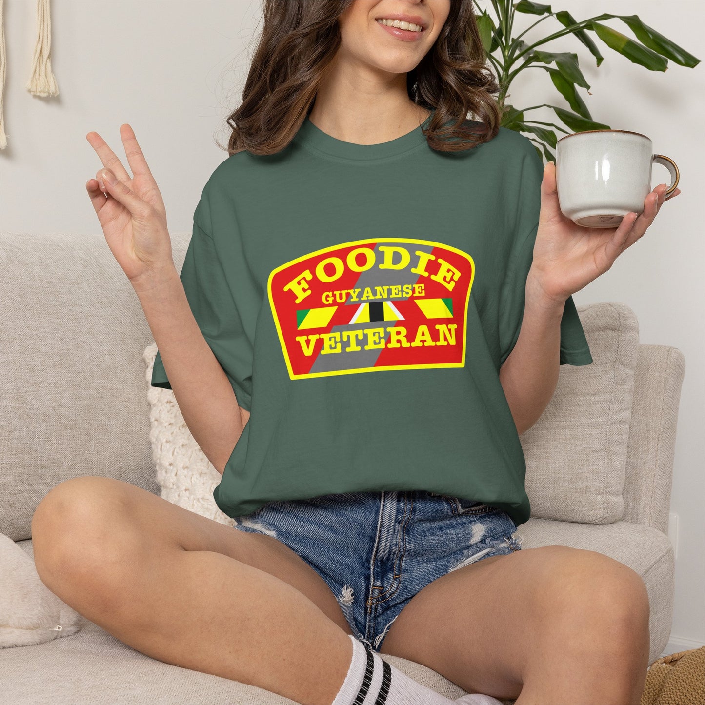 L.O.E.F Foodie Veteran Guyanese Unisex Tee Shirt