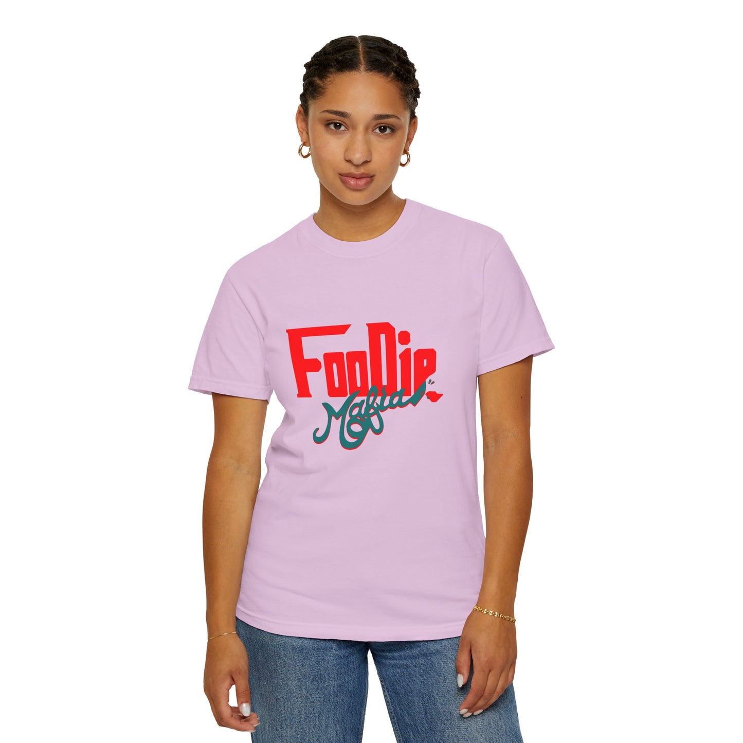 L.O.E.F Red Foodie Mafia Unisex Tee Shirt (Teal)