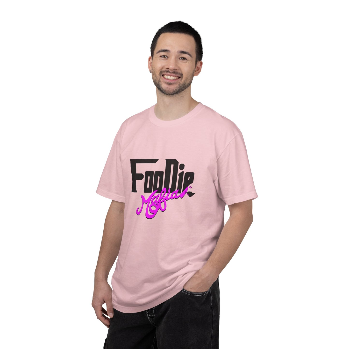 L.O.E.F Foodie Mafia Unisex Tee Shirt (Bright Purple)