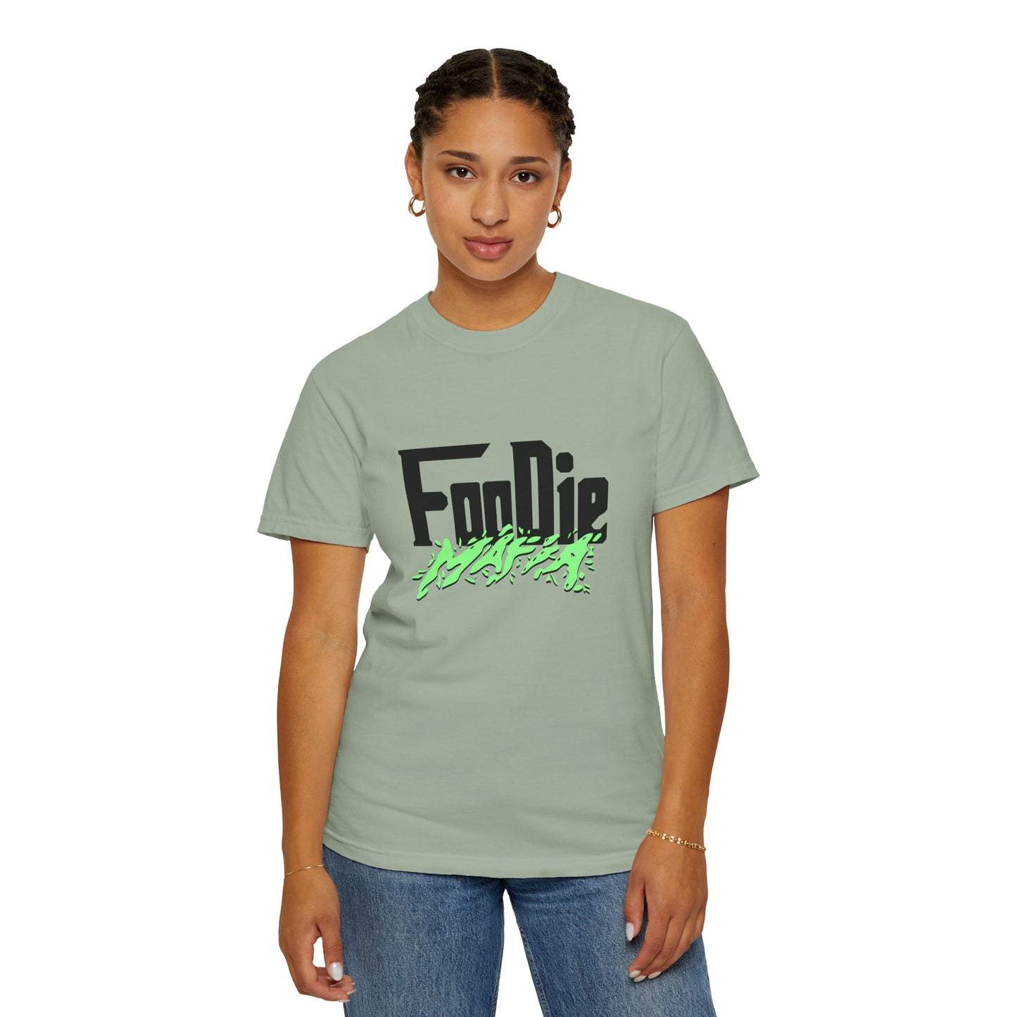 L.O.E.F Foodie Mafia Tee Shirt (Mint Green)