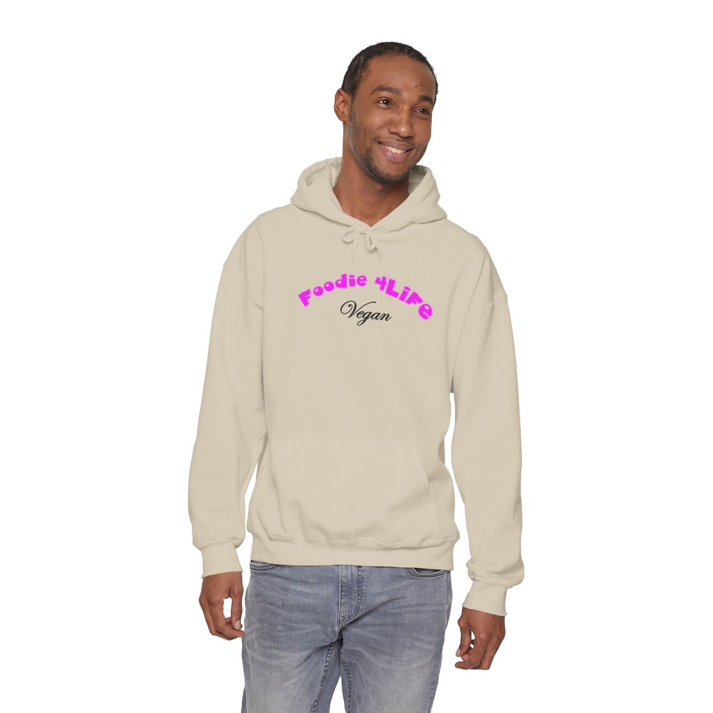 L.O.E.F Foodie 4Life Vegan Hoodie (Fuchsia)