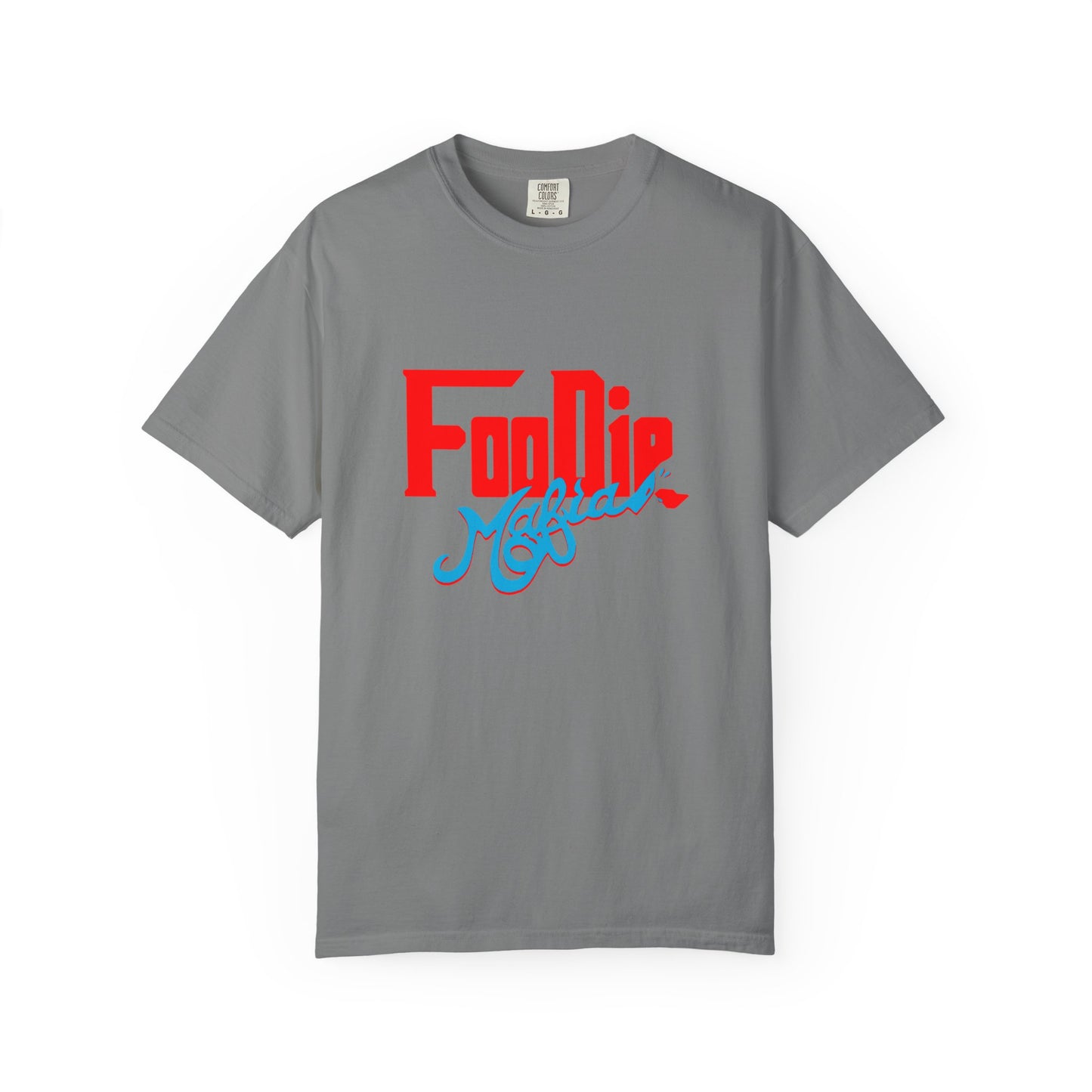 L.O.E.F Red Foodie Mafia Unisex Tee Shirt (Sky Blue)