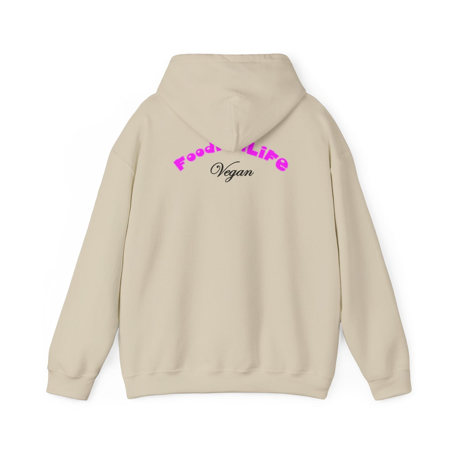 L.O.E.F Foodie 4Life Vegan Hoodie (Fuchsia)
