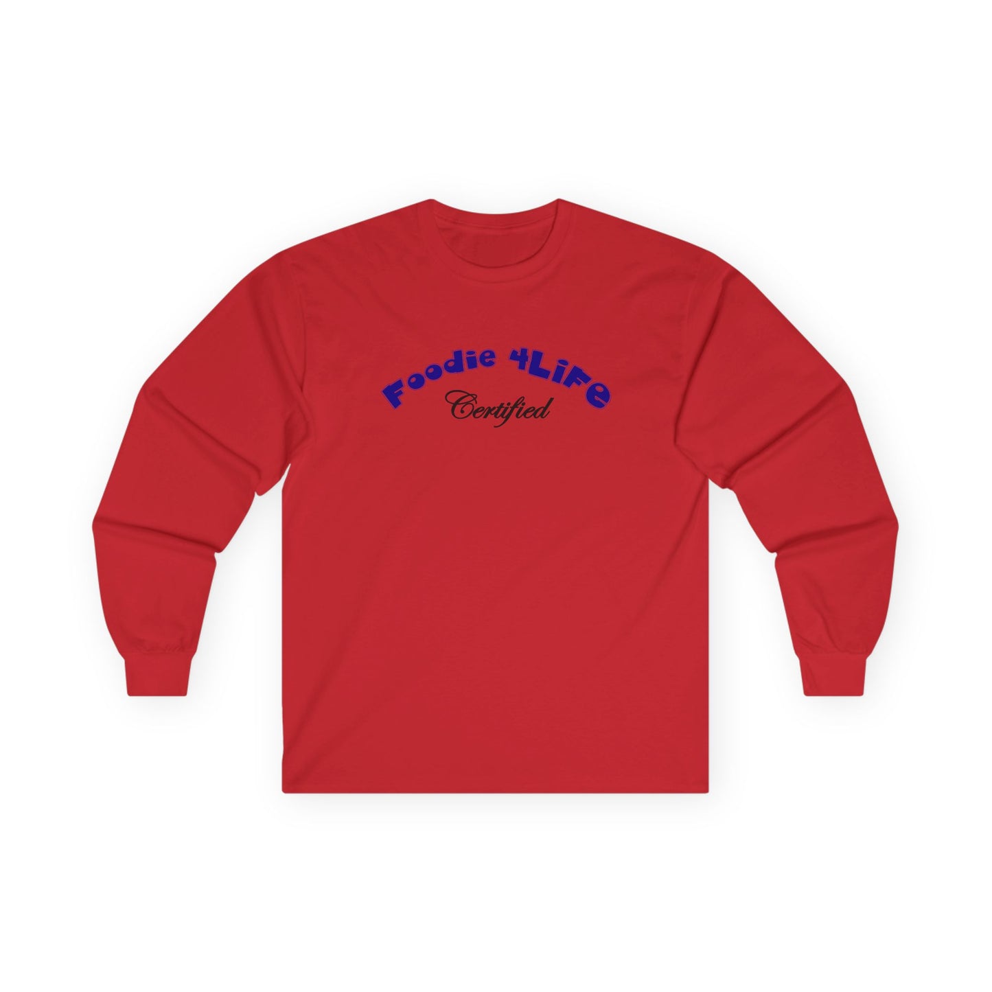 L.O.E.F Foodie 4Life Certified Long Sleeve Tee (Dark Blue)
