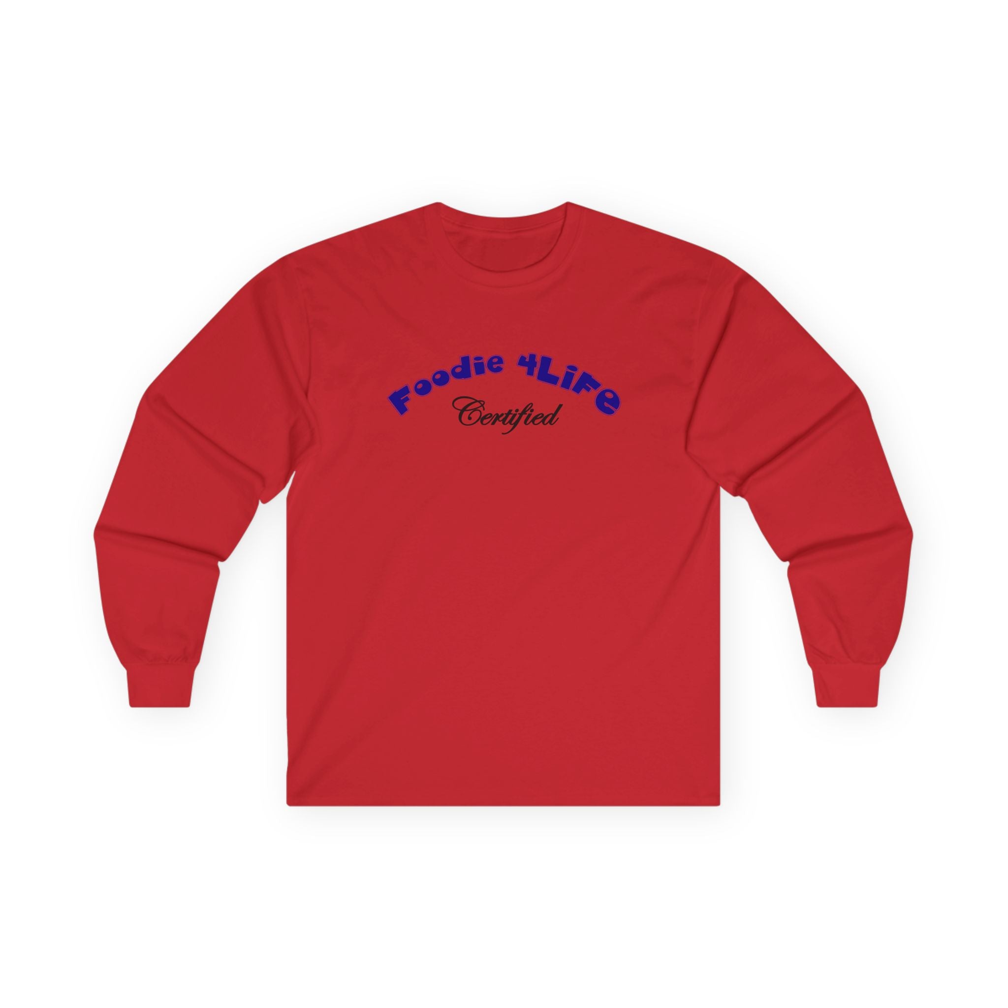 L.O.E.F Foodie 4Life Certified Long Sleeve Tee (Dark Blue)