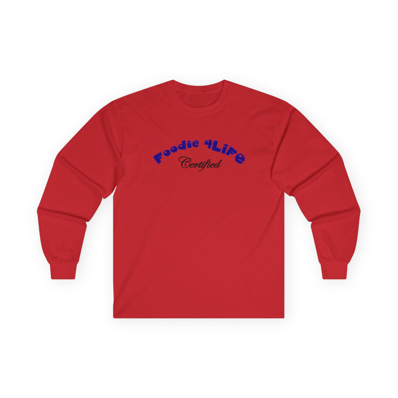 L.O.E.F Foodie 4Life Certified Long Sleeve Tee (Dark Blue)